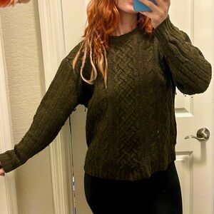 Vintage Sweater - Northeast Outfitters green